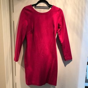 Banana Republic Pink Long Sleeve Dress